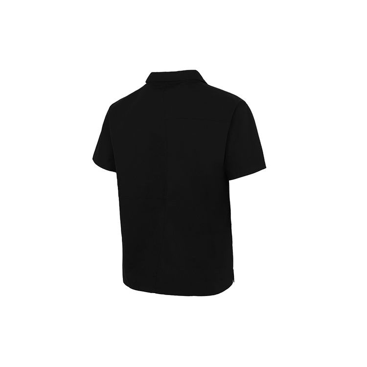 Puma Solid Color Casual Sports Short Sleeve Shirt Men Tops Black 533739-01