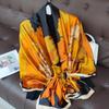 180*90cm muffler fashion Luxury Brand Scarf Women New Style Fashion Color Matching Print Silk Lady Popular Headcloth Beach Shawl