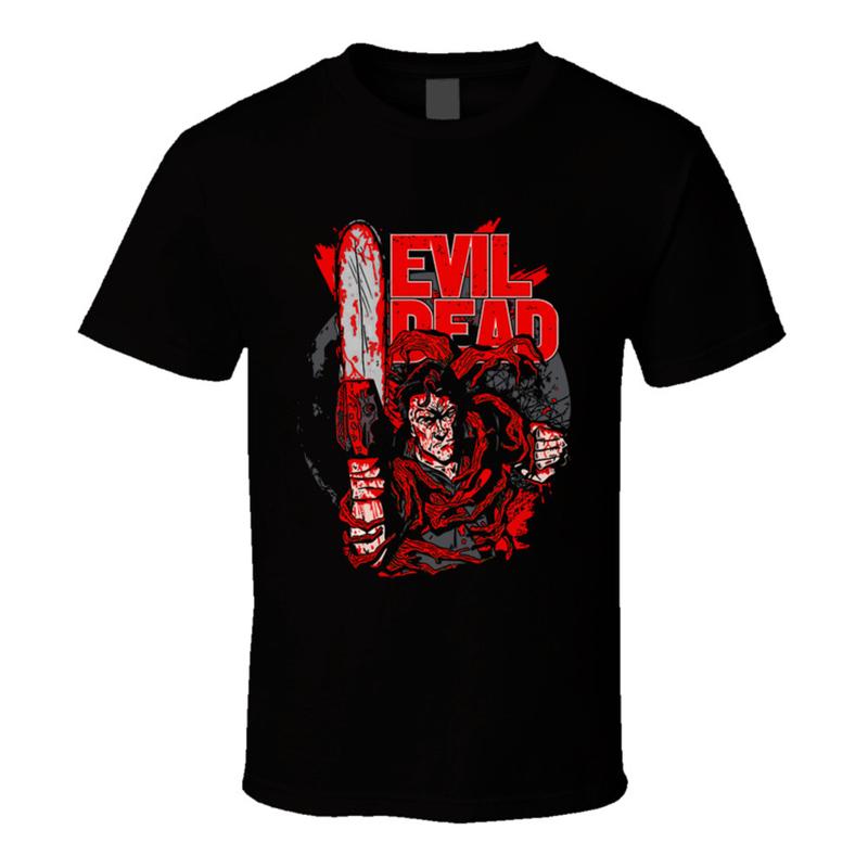 Evil Dead Chainsaw Horror Graphic T-shirt XL