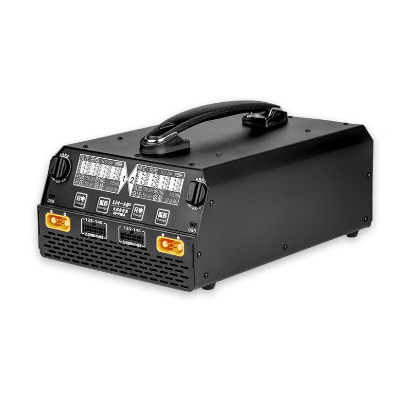 EV-PEAK U4-HP 2400W 25A Two-Channel Charger CN plug (adapter included)