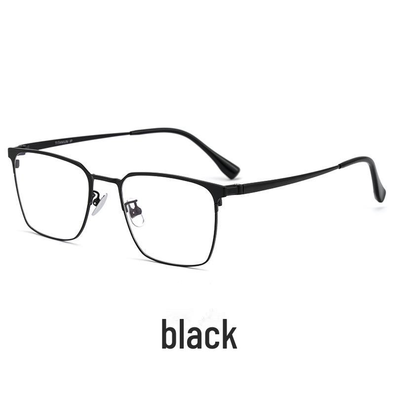 Rama de ochelari retro ultra-ușoară din titan pentru bărbați pentru afaceri și miopie