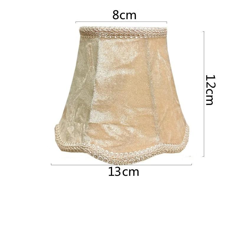 European Style Chandelier Lamp Shade Modern Clip On Droplight Wall Lamp Simple Chandelier Clip Fabric Drum Lamp Shade DIY Decor
