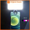 Xiaomi Portable Mini Selfie Fill Light Rechargeable 3 Modes Adjustable Brightness Clip On For Mobile Phone Computer Fill Light