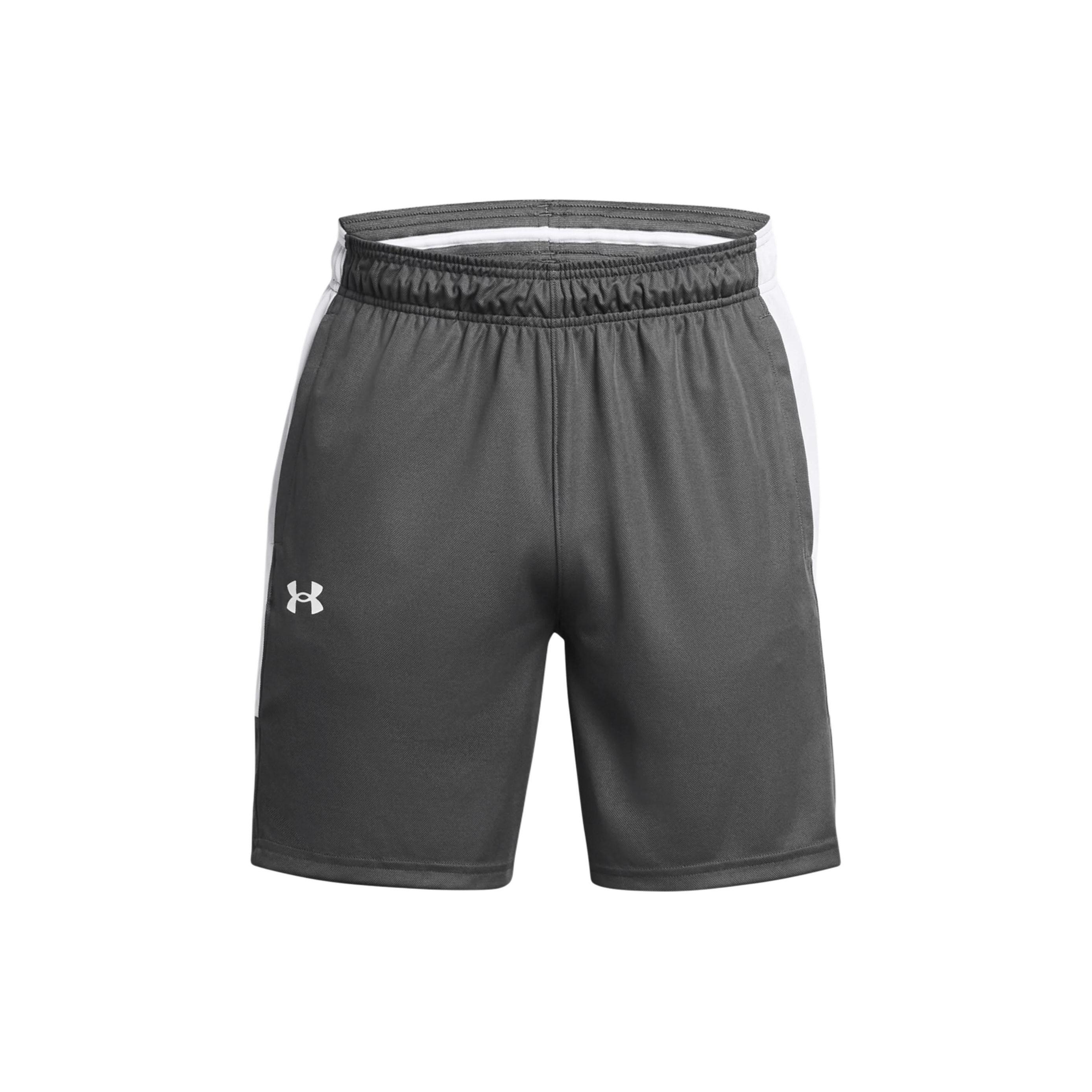 

Under Armour UA Zone Logo Printed эластичный пояс повседневные шорты мужские шорты серые 1383389-025 XL