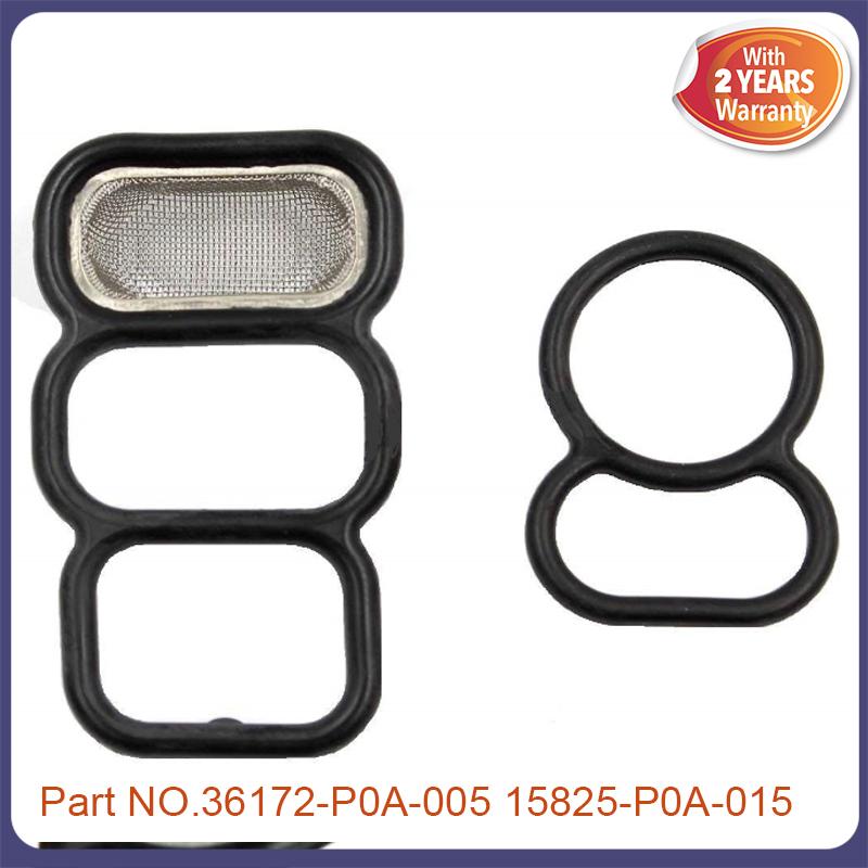 36172-P0A-005 15825-P0A-005 Spool Valve VTEC Solenoid Gasket Upper Lower For Honda Accord 4 Cylinder 1994 1995 1996 1997-2002