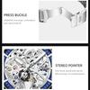 Chenxi Men's Automatic Mechanical Watches Business Waterproof Luminous Watch Men Stainless Steel Skeleton Wristwatch