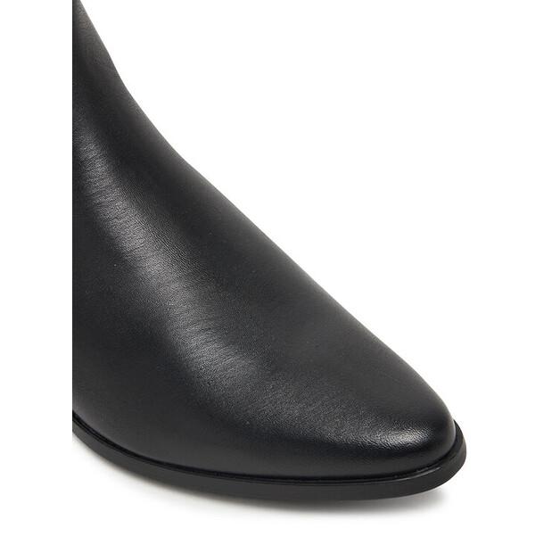 Ботильоны Tommy Hilfiger Th Leather Pointy Zip Bootie FW0FW08980 Black