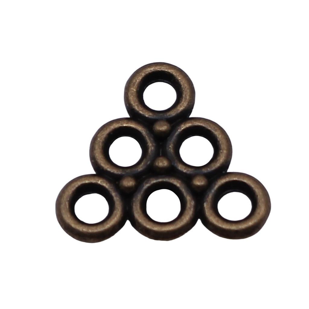 Multi Hole Tube Beads Spacer Antique Style Links For Multi Strand Bracelets