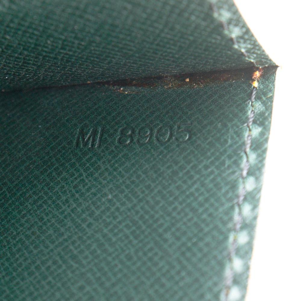 LOUIS VUITTON Selbit Business bag Nume leather vintage Camel Nomad mens Used