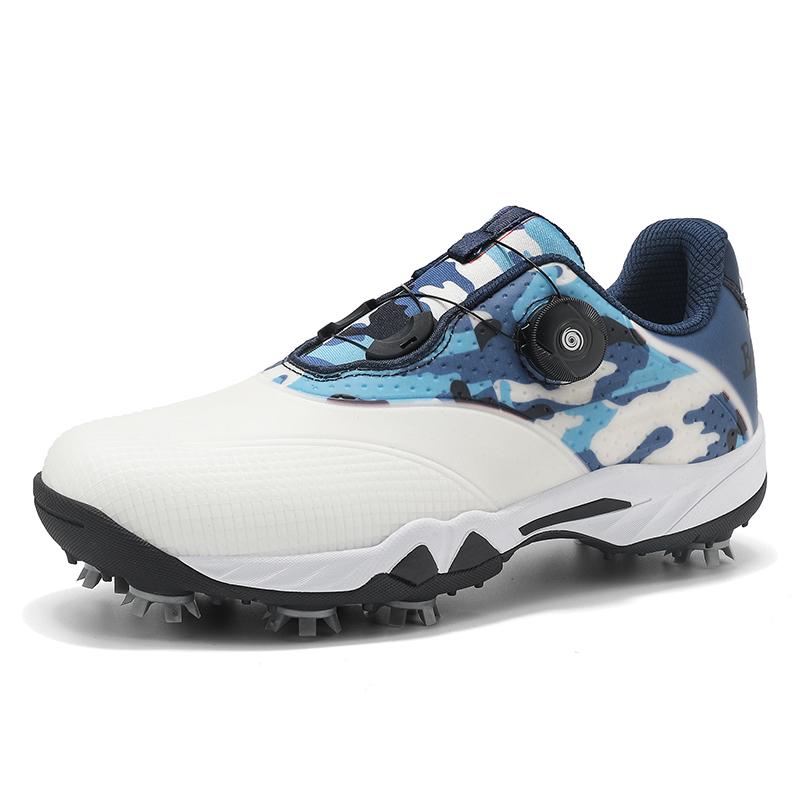 Modische Golfschuhe, Lässige Herren-Gehschuhe, Outdoor Rasen Fitness Anti-Rutsch-Golfschuhe, Lieblingsschuhe für das Jugendtraining