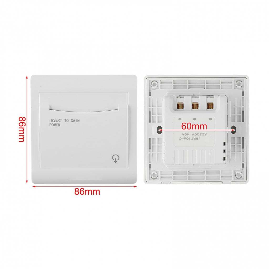 Electric Power Card Switch Flame Retardant Business ID Indoor Socket New