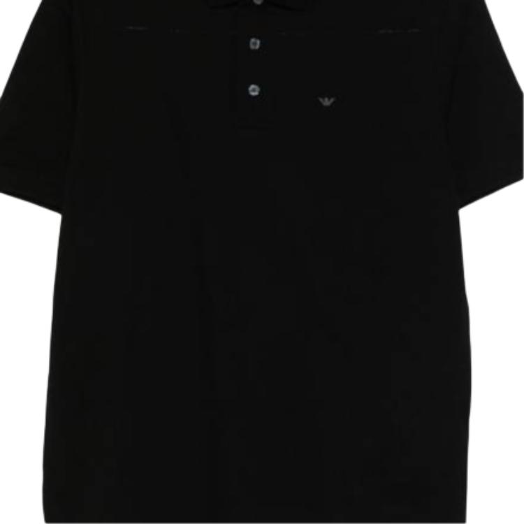 Emporio Armani FW25 Cotton Short Sleeve Straight Fit Polo Shirt Men Tops EM004643-AF12955-UC001