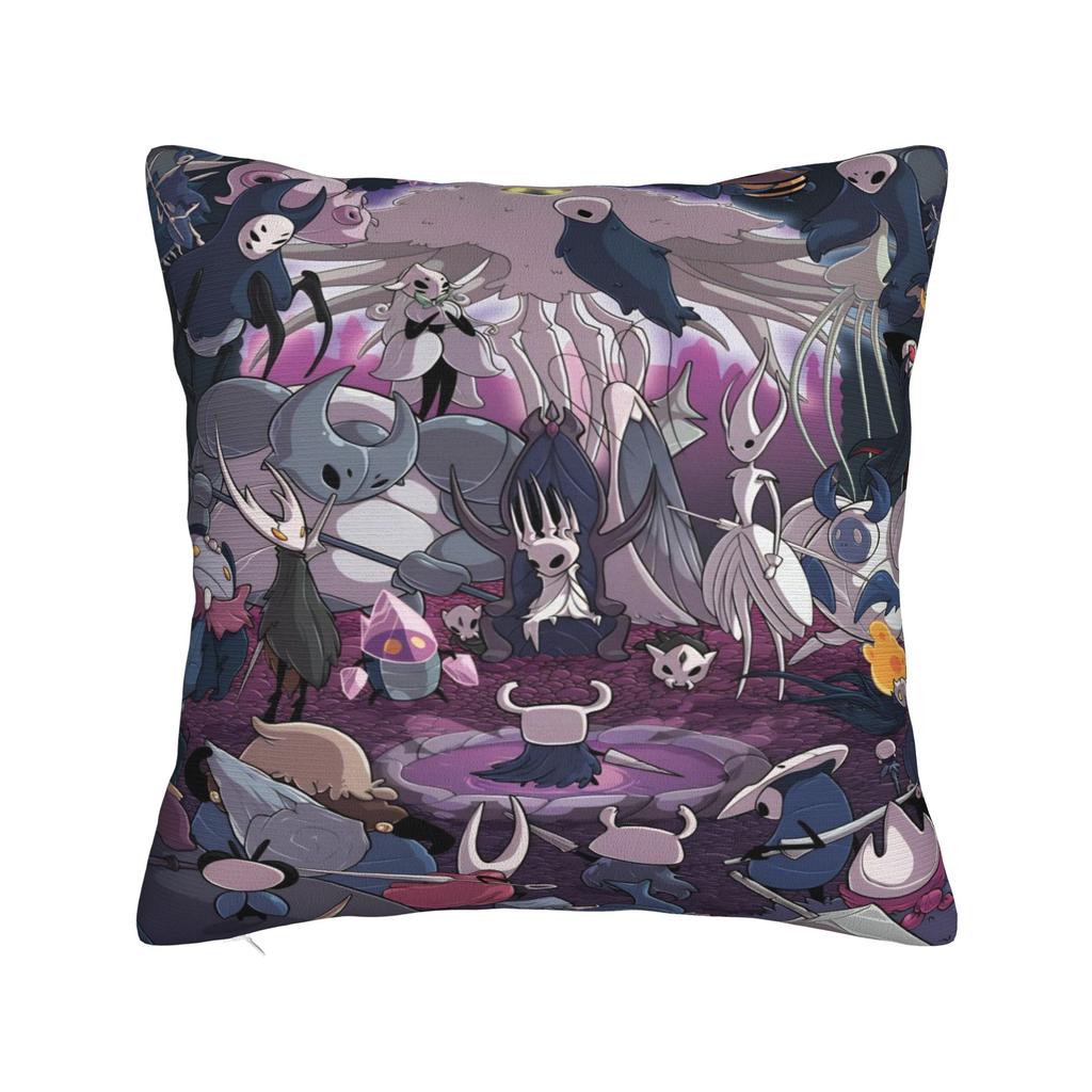 Hollow knight Cartoon Game Knight and Hornet Pillowcases Fashion Pillow Case For Office Car Home Decor Comfy Pillow Cover