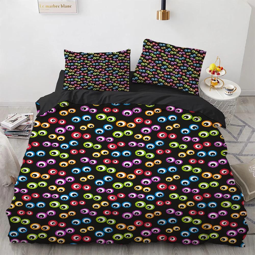 Comforter Microorganism Bacteria Comforter Bedding Set For Winter Little Monster Pathogen Be Riotous With Colour 3D