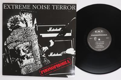 12inch Record EXTREME NOISE TERROR  Phonophobia DISC1T DISCIPLINE 1991 UK Rock Used