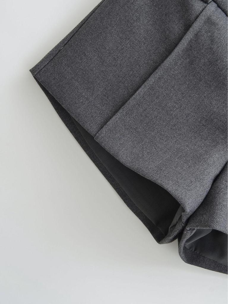 Korean Style Women's Versatile Low-Waist A-Line Shorts - Slimming Fit, Petite Wide Waist, Spring 2026 New Arrival.