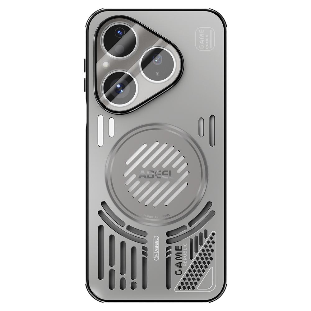 ABEEL For Huawei Pura 80 Magnetic Case Aluminium Alloy+PC+TPU Hollow Heat Dissipation Phone Cover