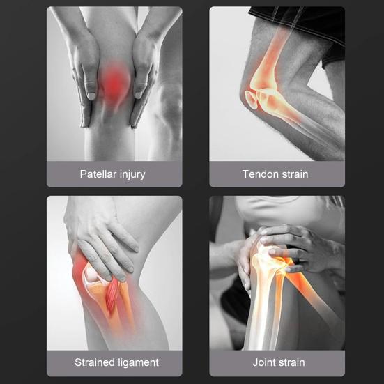 1 buc Genunchieră cu balamale Femei Bărbați Ajustabilă Rotulă Deschisă Artrită Ruptură de Menisc Dureri Articulare Ameliorare Suport Genunchi cu Stabilizatori Laterali Dubli Metalici