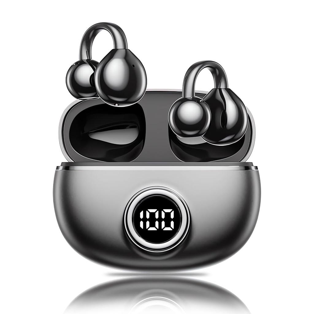 Bluetooth Wireless Earbuds Sound Bluetooth Instant Bluetooth Earbuds with Bone Conduction Up to 60 Hours of No Ear Air Conduction Earbuds with Fast