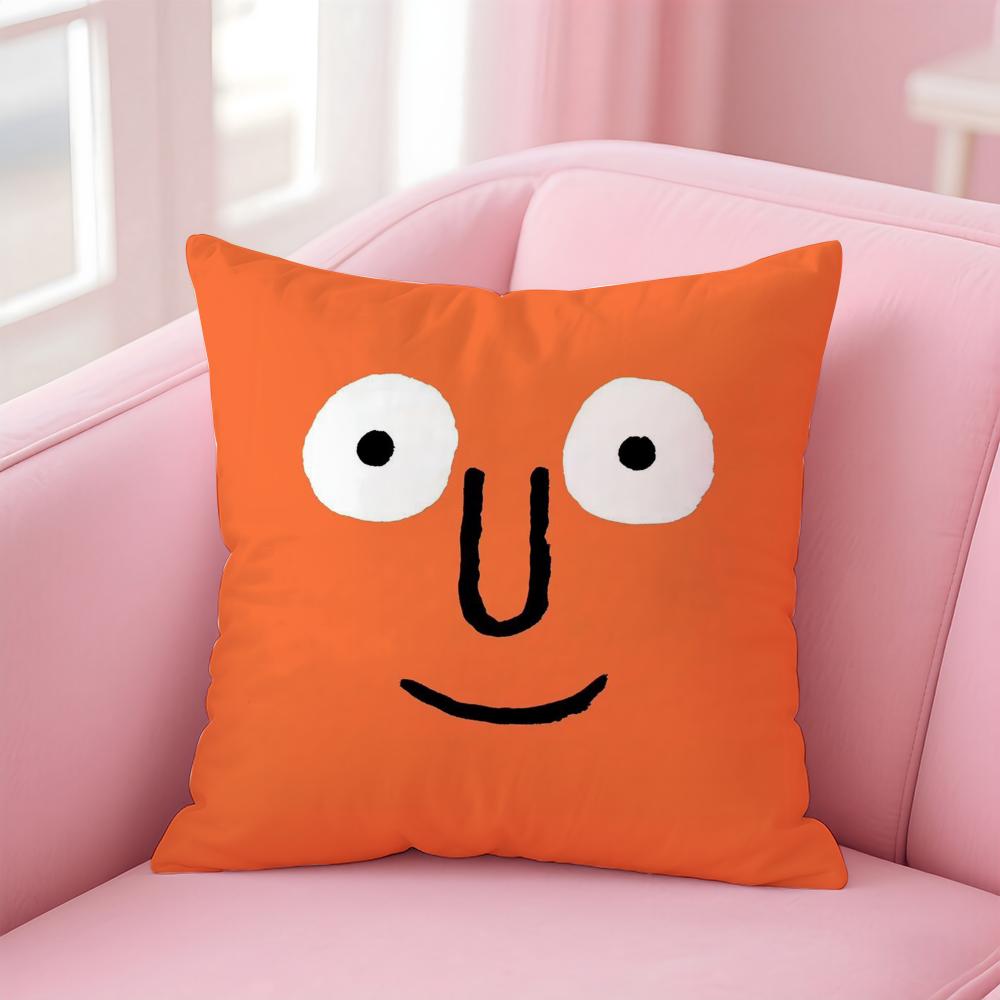 Aesthetic Art JJeanJullien Cushion Cover Linen Pillowcase Cover Soft Decor for Sofa Home Room