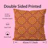 ART Indian Ethnic Pattern Pillow Case Comfort Sofa Bed Silky elegant Invisible zipper Custom Decorative cushion cover