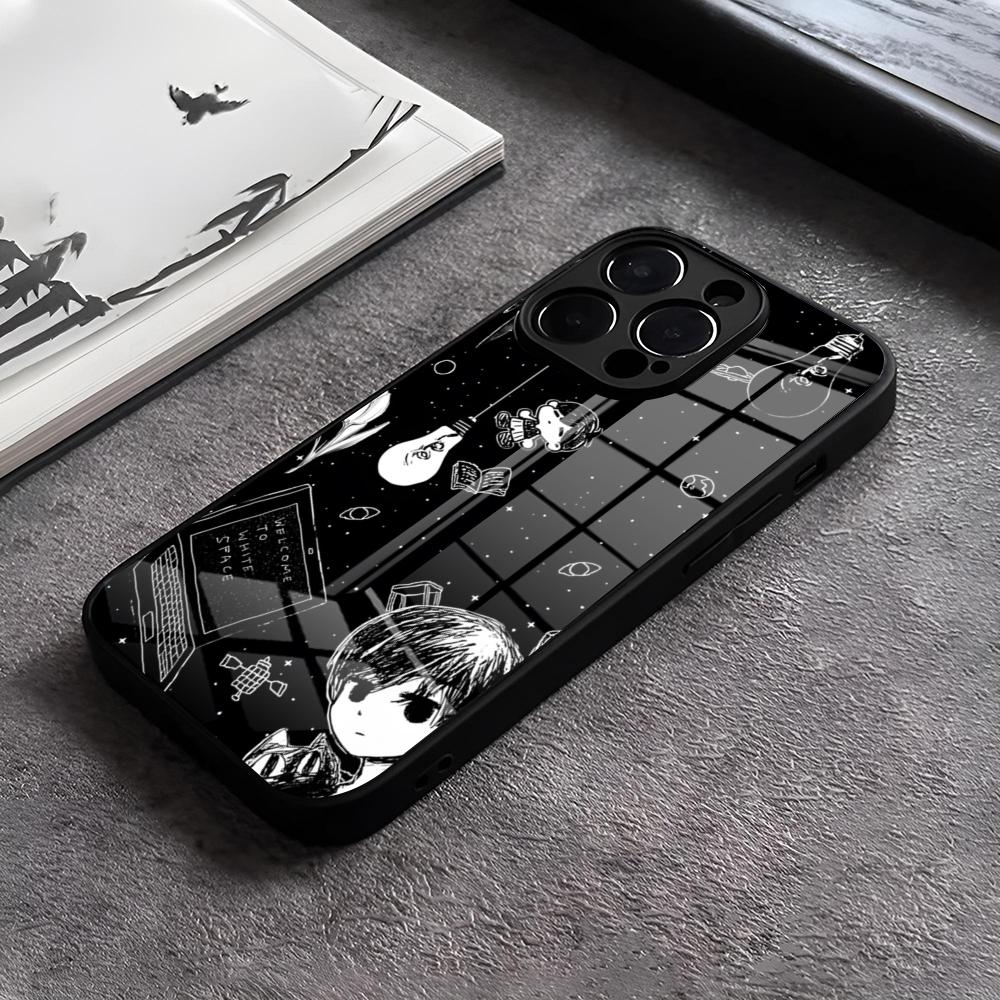 O-Omori Game Phone Case For IPhone 17 15 Pro Max 12 16 14 Plus 11 13 Pro X XR XS 7 8 Plus SE Glass Cover
