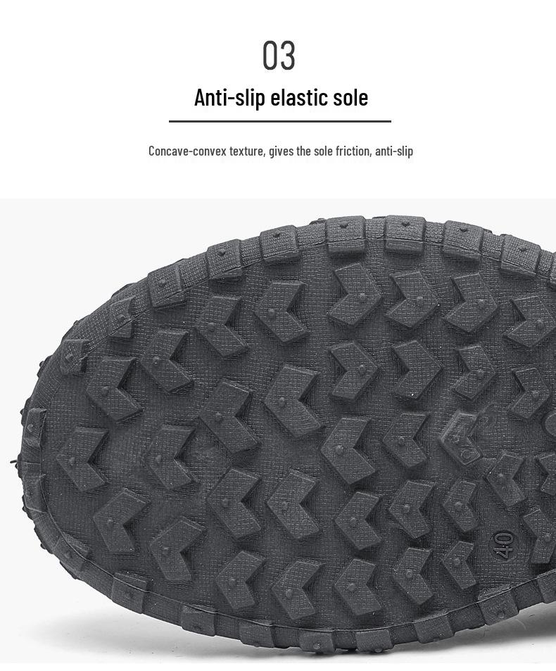 2025 Men's Spring Lightweight Non-Slip Work Shoes - Wear-Resistant Soft Sole