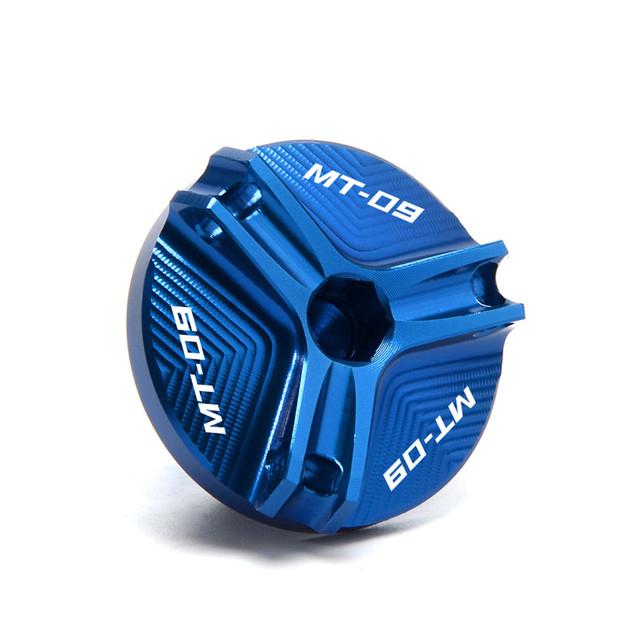 Pro Yamaha MT09 MT-09 MT 09 Tracer SP FZ09 FJ09 2013-2022 Motocykl Přední zadní brzdová kapalina Nádržka Víko nádrže Olejová náplň