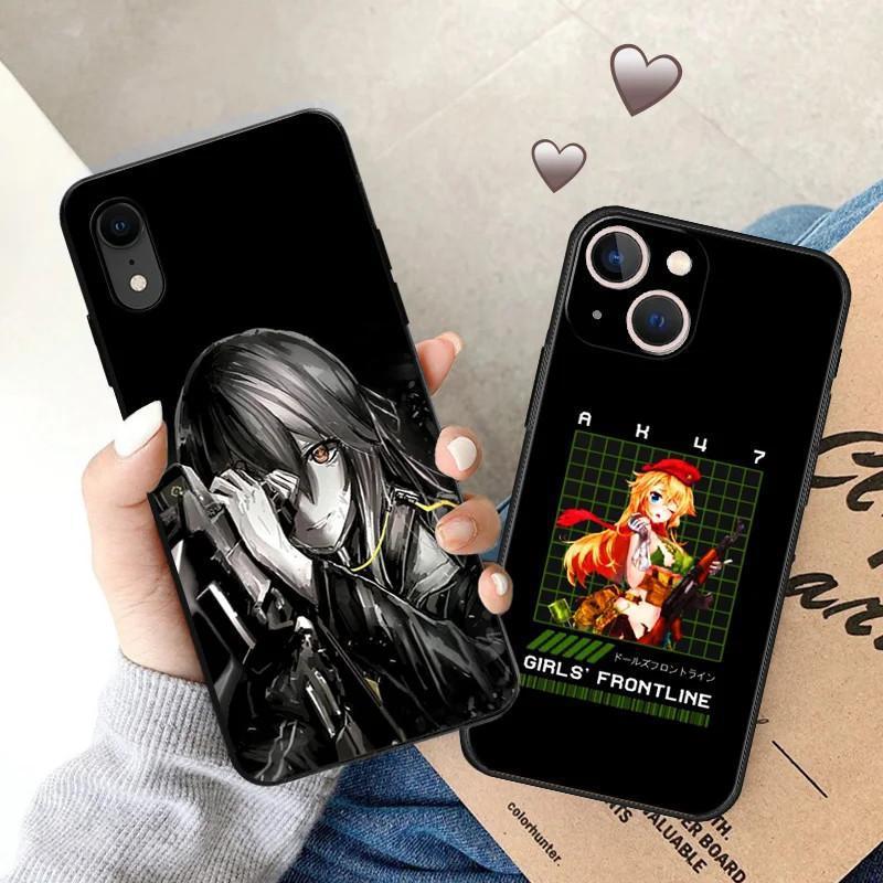 Apple IPhone16Pro Mobile Phone Case, Luxury Girl Frontline Animation Mobile Phone Case, Painted and Anti-drop Huawei