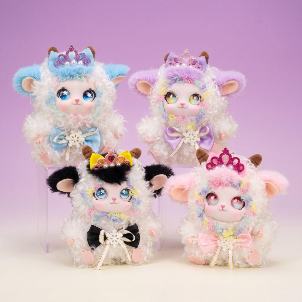 Hanging Curly Lamb Keychain Ornaments Bag Charm Sheep Toy Plush Sheep Pendant Gift For Girls