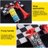 Outdoor Cheering Horn Large for Soccer Game, Fan Air Portable Noise Maker Stadium, Hand Pump Megaphone Team Party Festival Colorful