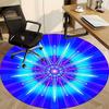 1 alfombra redonda de oficina con energía cósmica, antideslizante, suave y duradera para decoración de interiores, perfecta para la oficina, hermosa decoración yy26032303