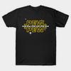 Herren Schwarzes Print-T-Shirt Pew Pew Pew No-Cut Transferpapier Druck Baumwoll-T-Shirt