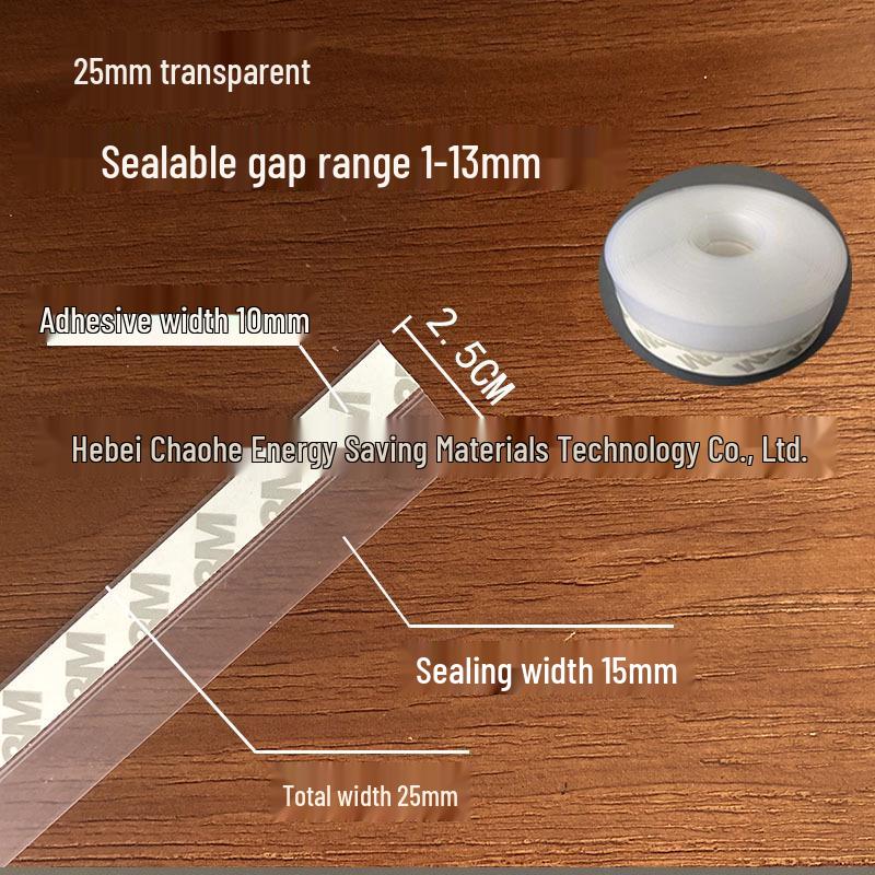 Silicone Door & Window Sealing Strip: Windproof, Soundproof, Waterproof Rubber Edge
