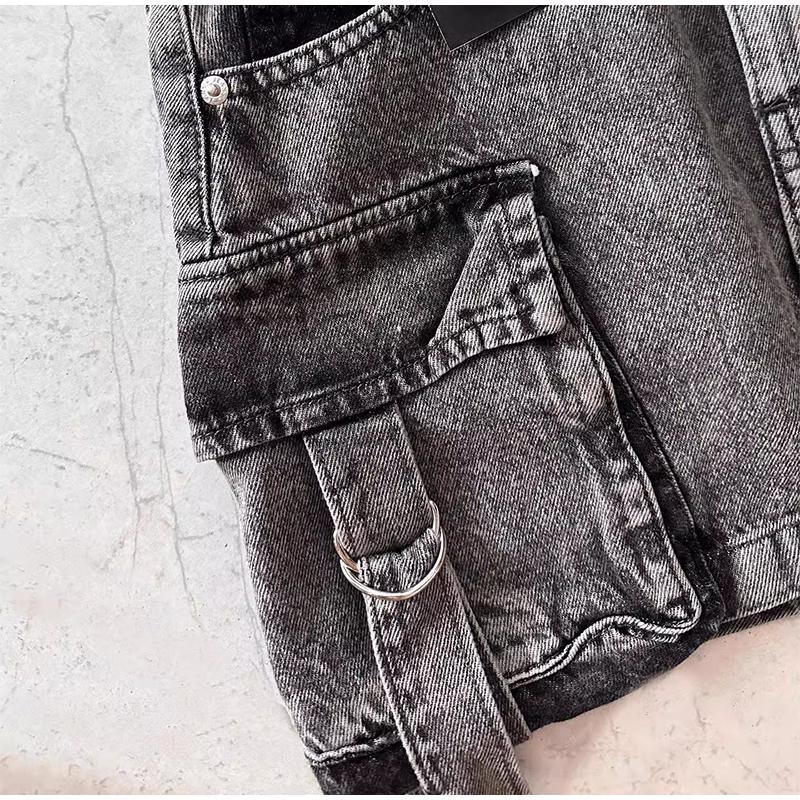 Y2K Retro Denim Skirt Harajuku Goth Short Skirt Black Low Waist Mini Skirt Casual Spring Summer Sexy Slim Fit Hip Skirts