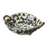 Octopus Arabesque Large Bowl with Handles Serving Bowl [30.5×26×10cm]