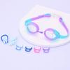 Children's Silicone Swimming Goggles PC Lens Lightweight Waterproof Anti-Fog Leakproof Design Custom Logo Anti-UV Clear Vision