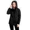 Women Parka Coat Autumn and Winter Thermal Plush Thick Cotton Clothes Waterproof Hooded Waisted Casual Jacket