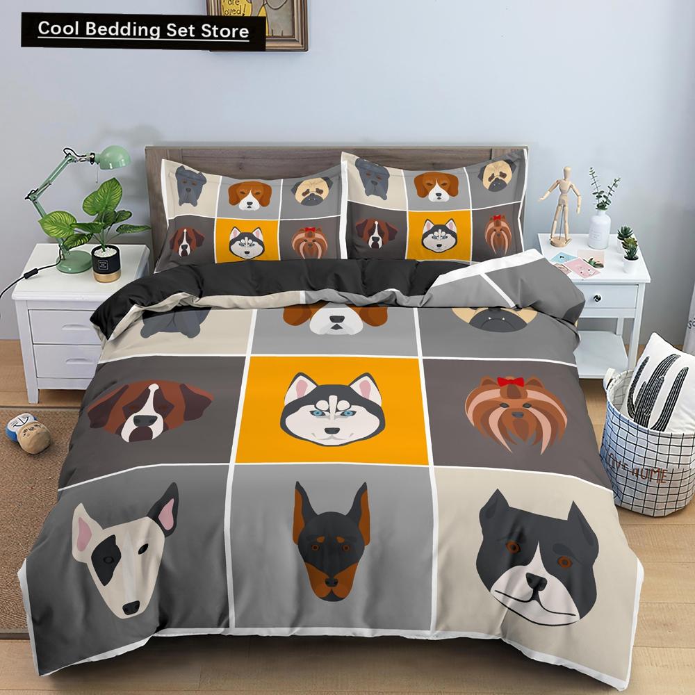 Comforter Cartoon Animals King Queen Lion Giraffe Crocodile Bedding Set For Kids Boys Wildlife 2/3Pcs Polyester