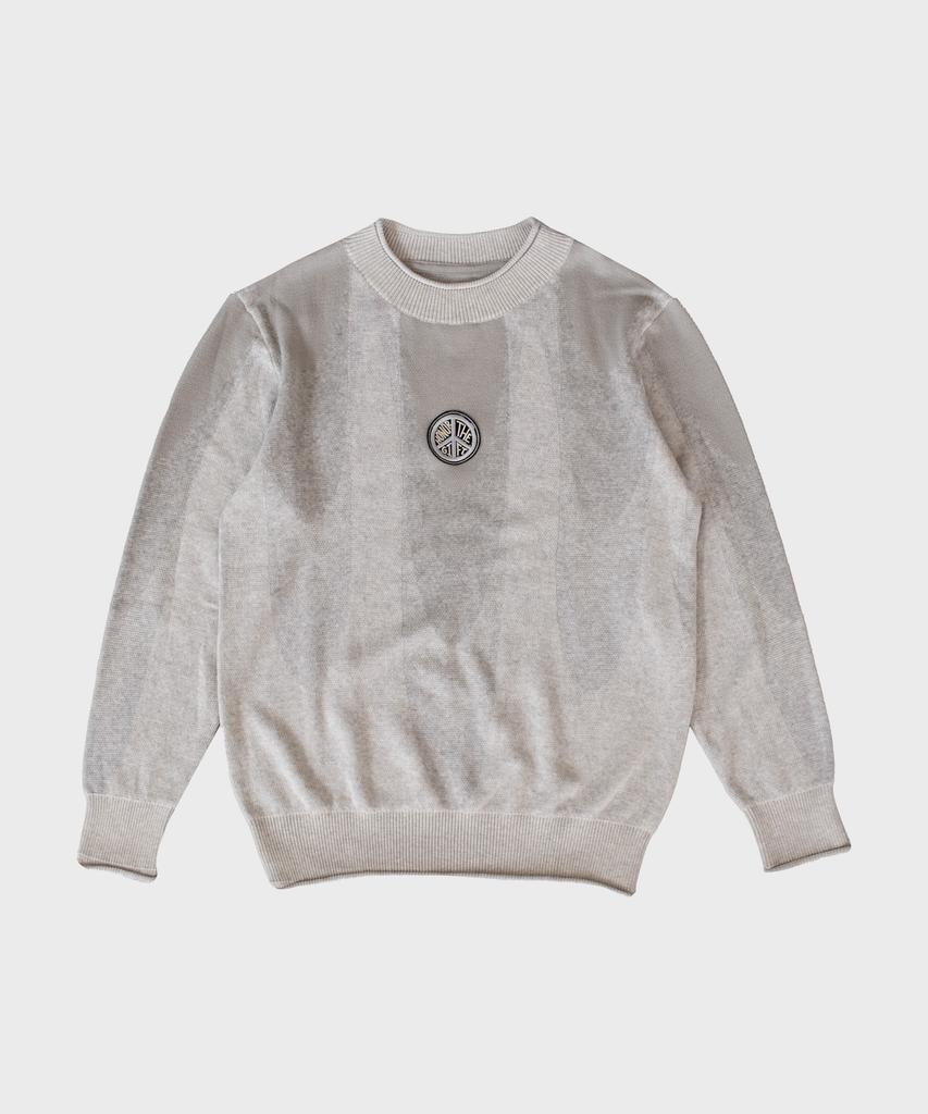 Aneodeogipeuteu (M) Jacquard Tropfen Pullover Stein