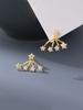 1 Pair Of Sparkling Diamond Star Earrings For Women, Niche, Light Luxury, High-End, Compact And Exquisite Temperament Earrings And Earrings