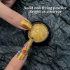 Metallic Mirror Powder Metal Nail Glitter Gold Champagne Silver Gel Polish Chrome Dust Manicure Diy Flake Decoration