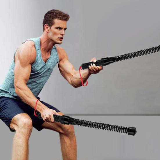 2Pcs Ropeless Battle Rope Lightweight Portable Workout Rope Muscle Arm Strength Training