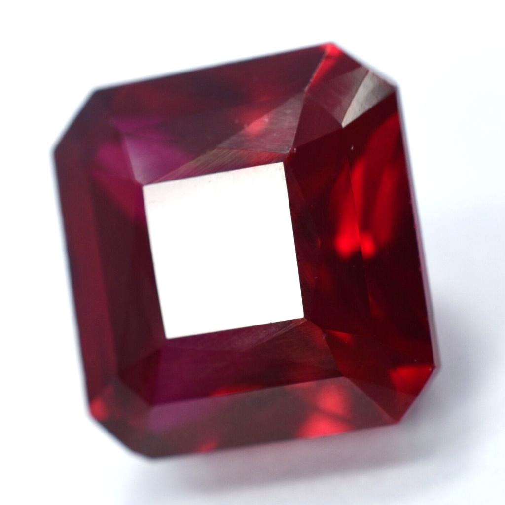 10.56 Ct Natural Stunning Square Shape Blood RED Ruby Loose CERTIFIED Gemstone mmY S-630