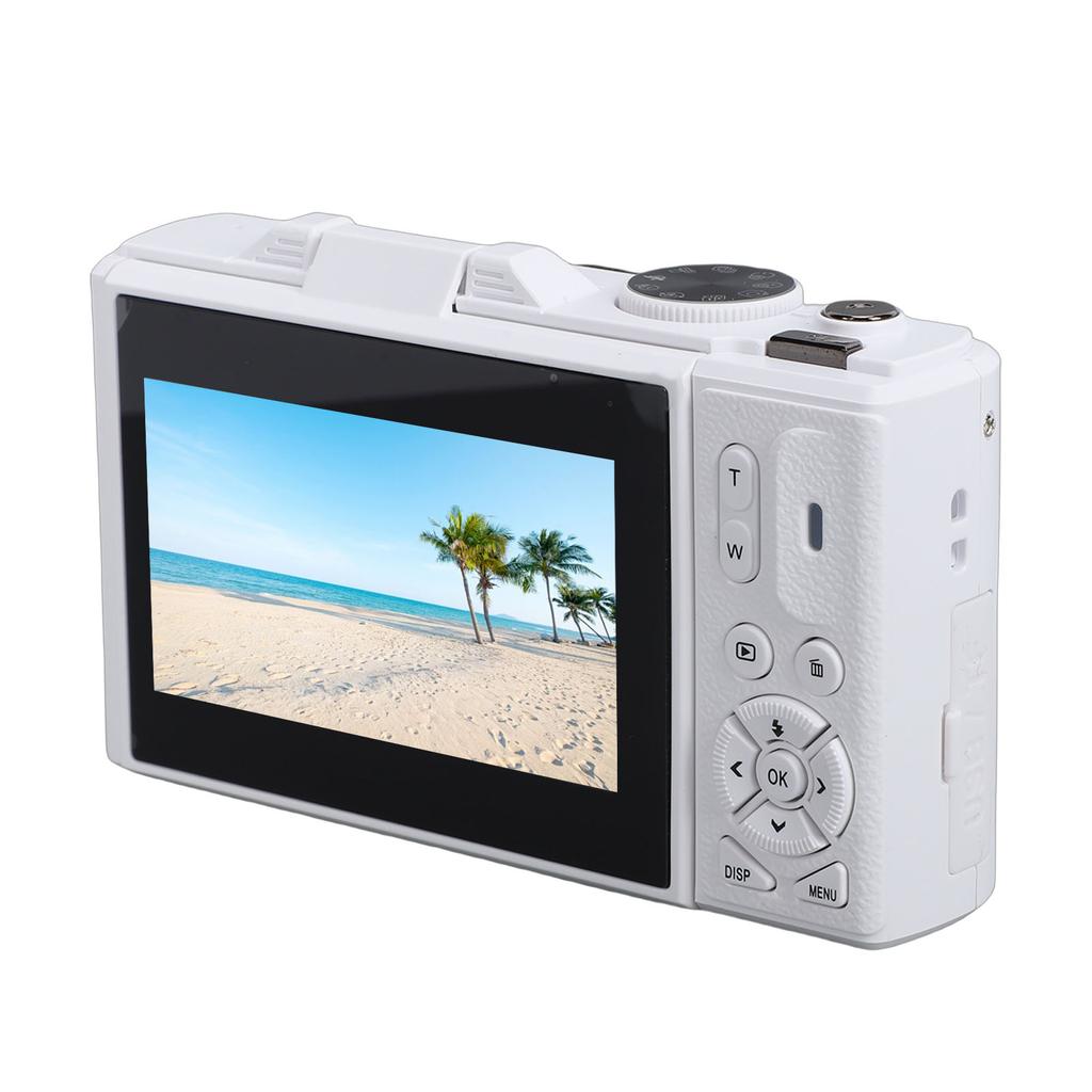 5K 75MP Mirrorless Camera 18X Zoom Auto Digital Camera Anti Shake with 3 Inch Screen Support 256GB Memory