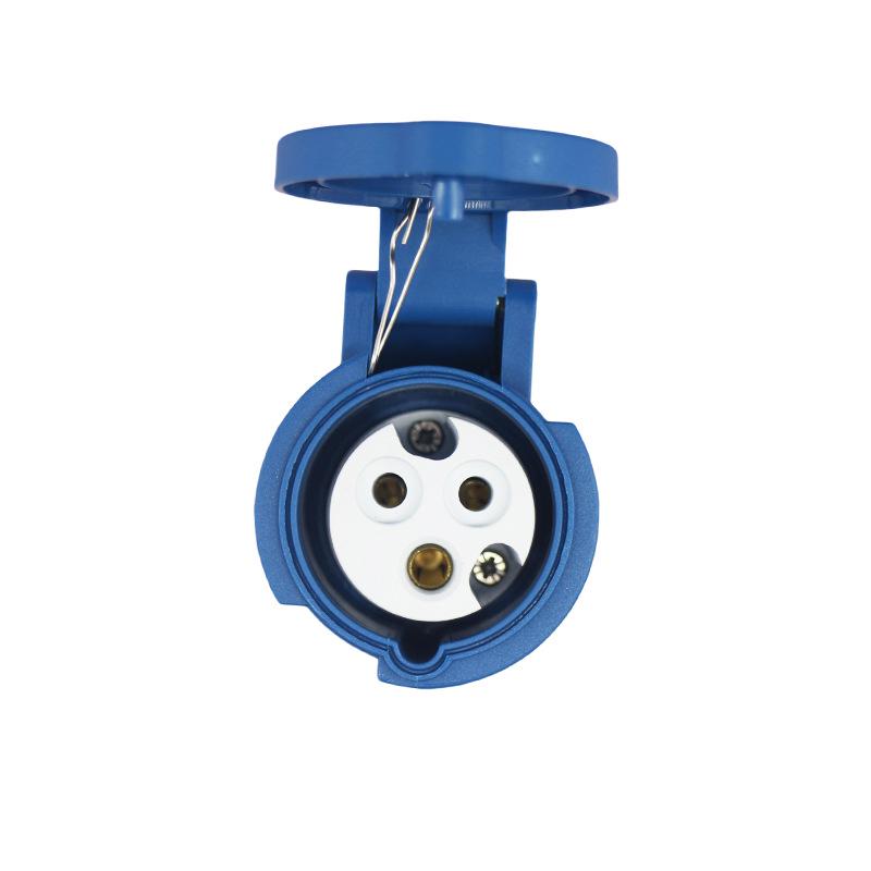 IP44 Waterproof Aviation Plug with Solid Copper & Nylon Body, Model 223J