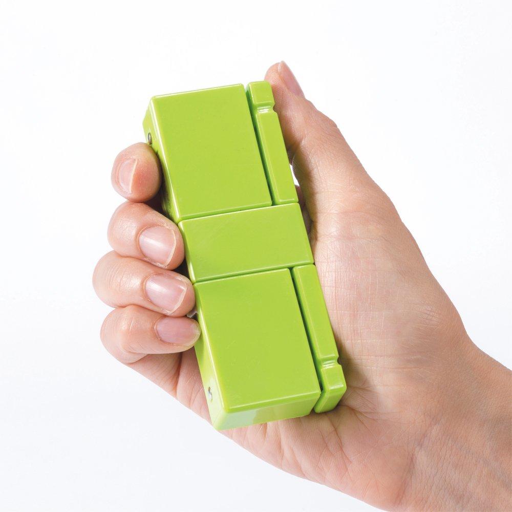 LIHIT LAB Compact Punch, 2-Hole, Red, P1040-3