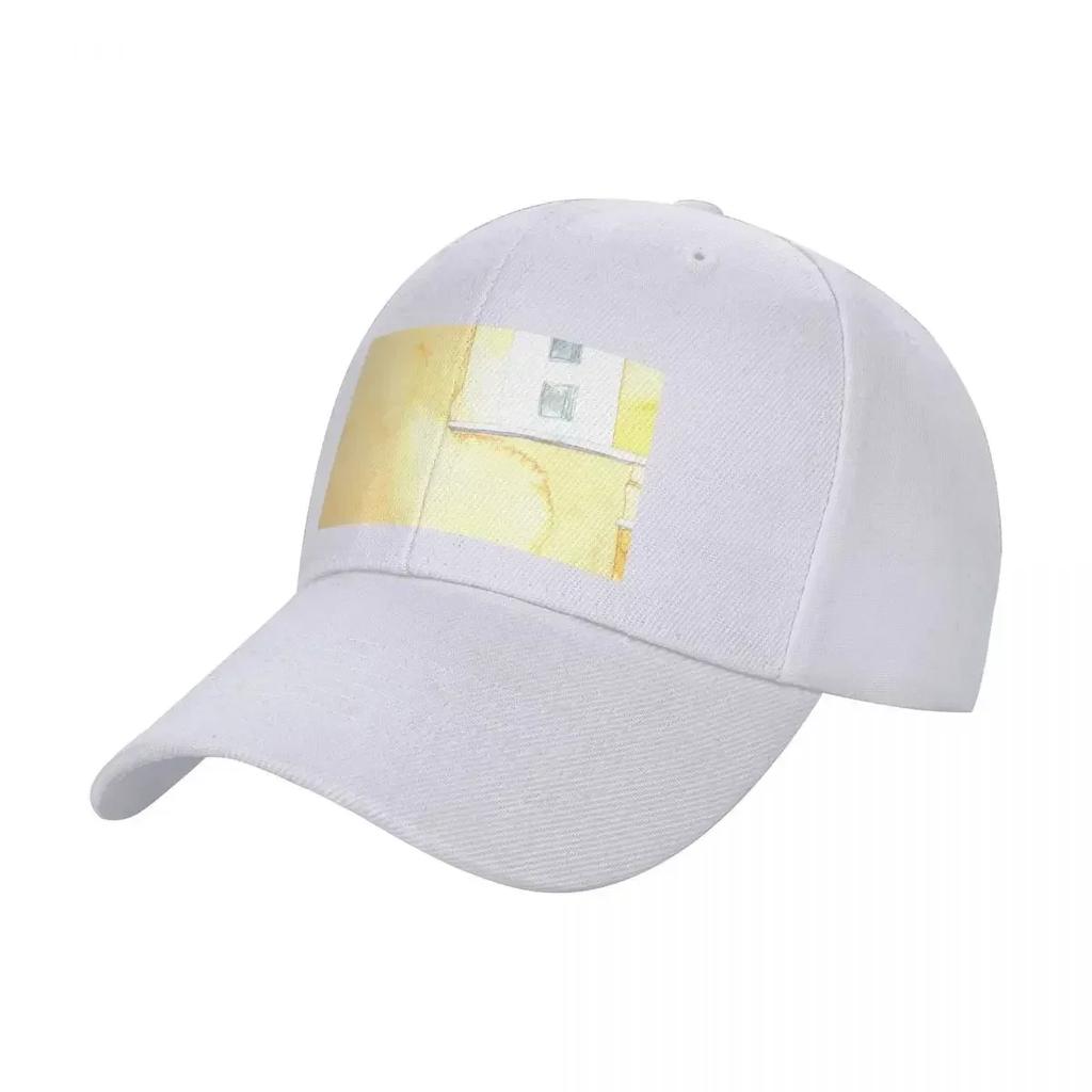 The Happy Yellow House' Baseball Cap Sports Cap Rave Brand Man cap summer hat Golf Wear Men Women's