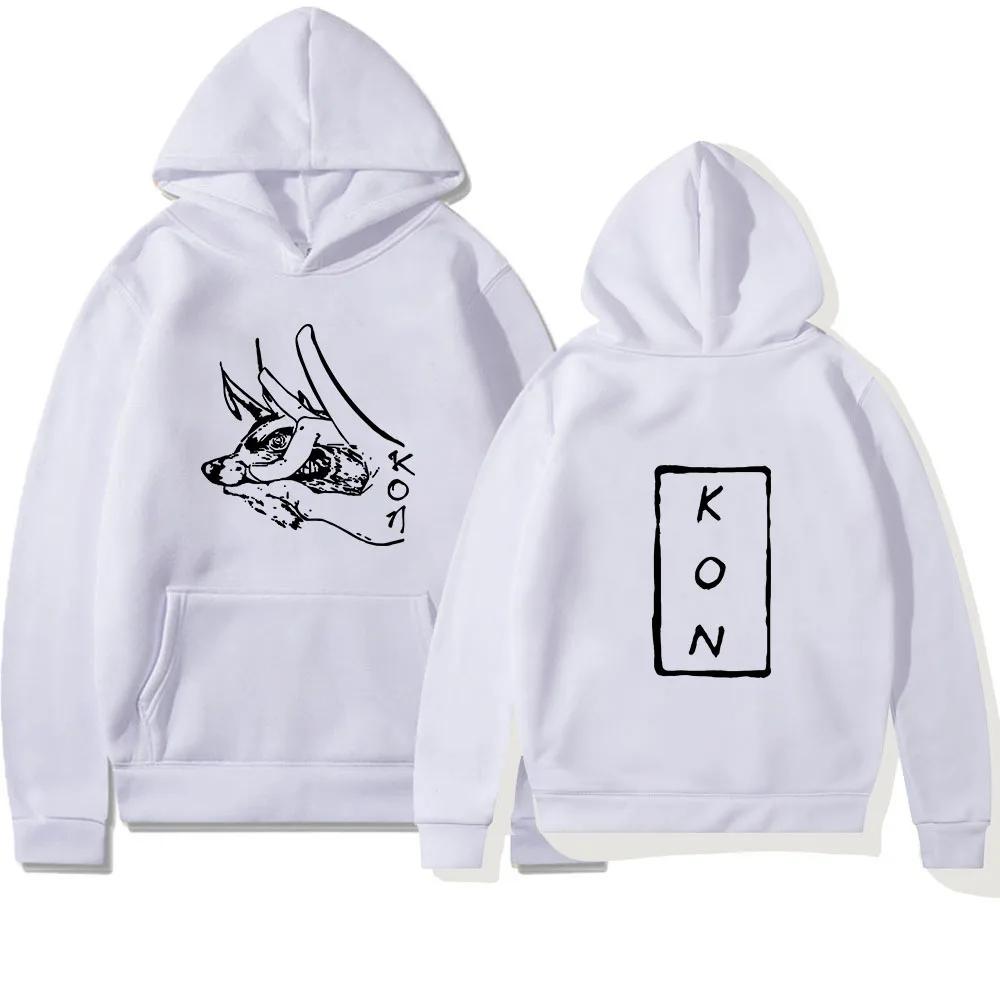 KON Japanischer Anime Chainsaw Man Peripherie-Serie bedrucktes Sweatshirt neuer Stil Buchstaben Langarm-Sweatshirt