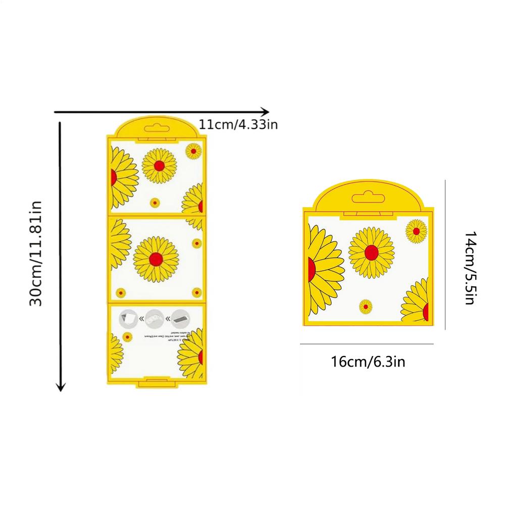 Ловушка для пищевой моли Хризантема Ловец пищевой моли Привлекатель Липкий клей Убийца Феромон Ловушка для моли Цветочный дизайн Без запаха